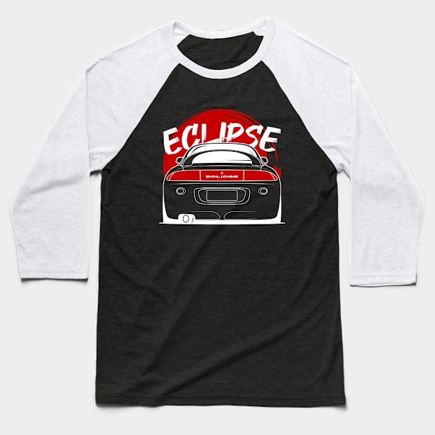 Rear Eclipse 2G Baseball T-Shirt by GoldenTuners